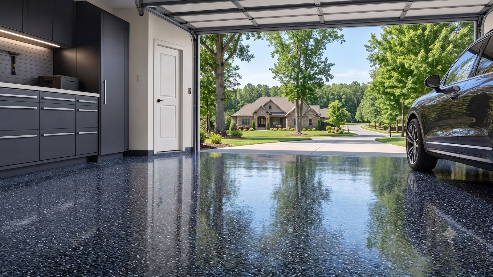 Garage Floor Coating in Haslett, MI